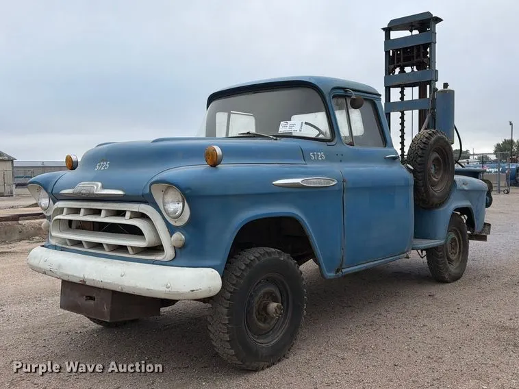 1957 Chevrolet 3100 drilling rig truck
