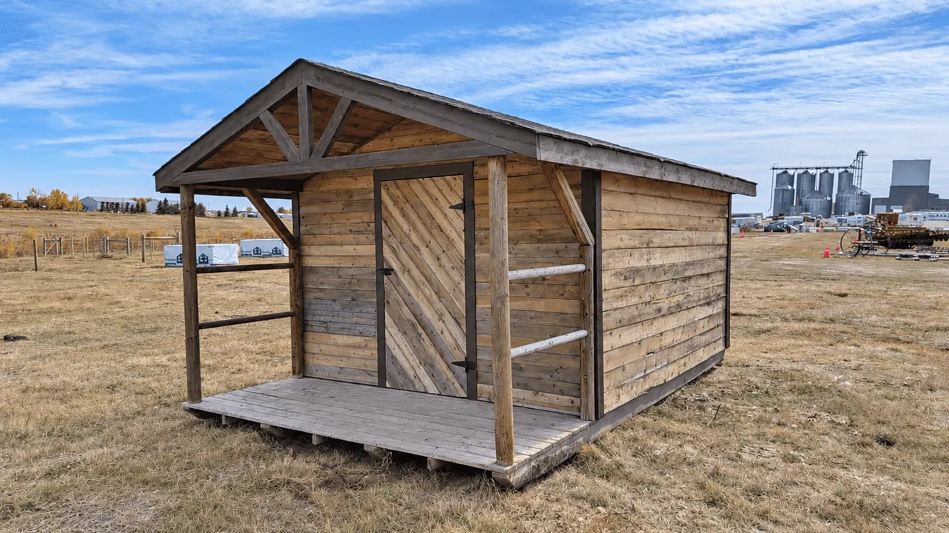 10' x 16' Wood Cabin