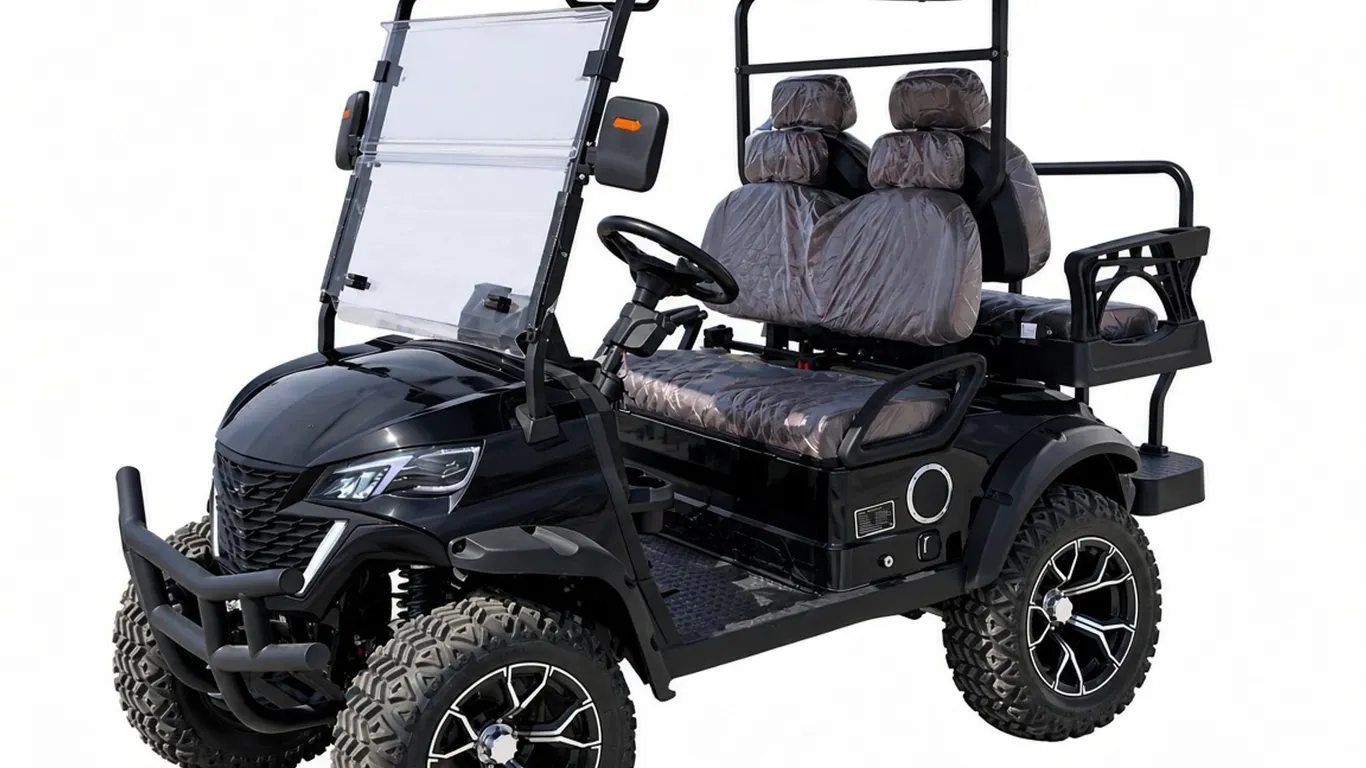 Unused Unassembled 2026 GC22S Black 4-Seater Golf Cart