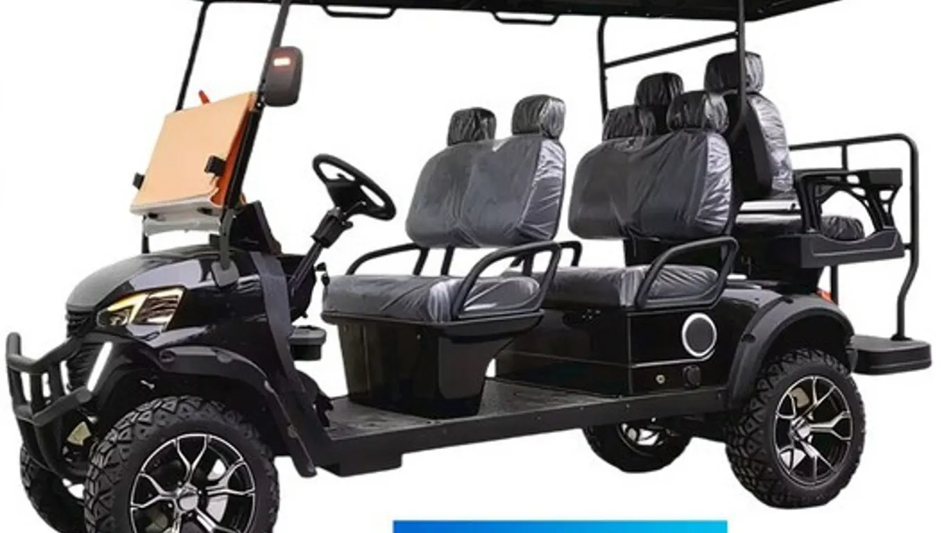 Unused Unassembled 2026 SL-GC42S Black 6-Seater Golf Cart