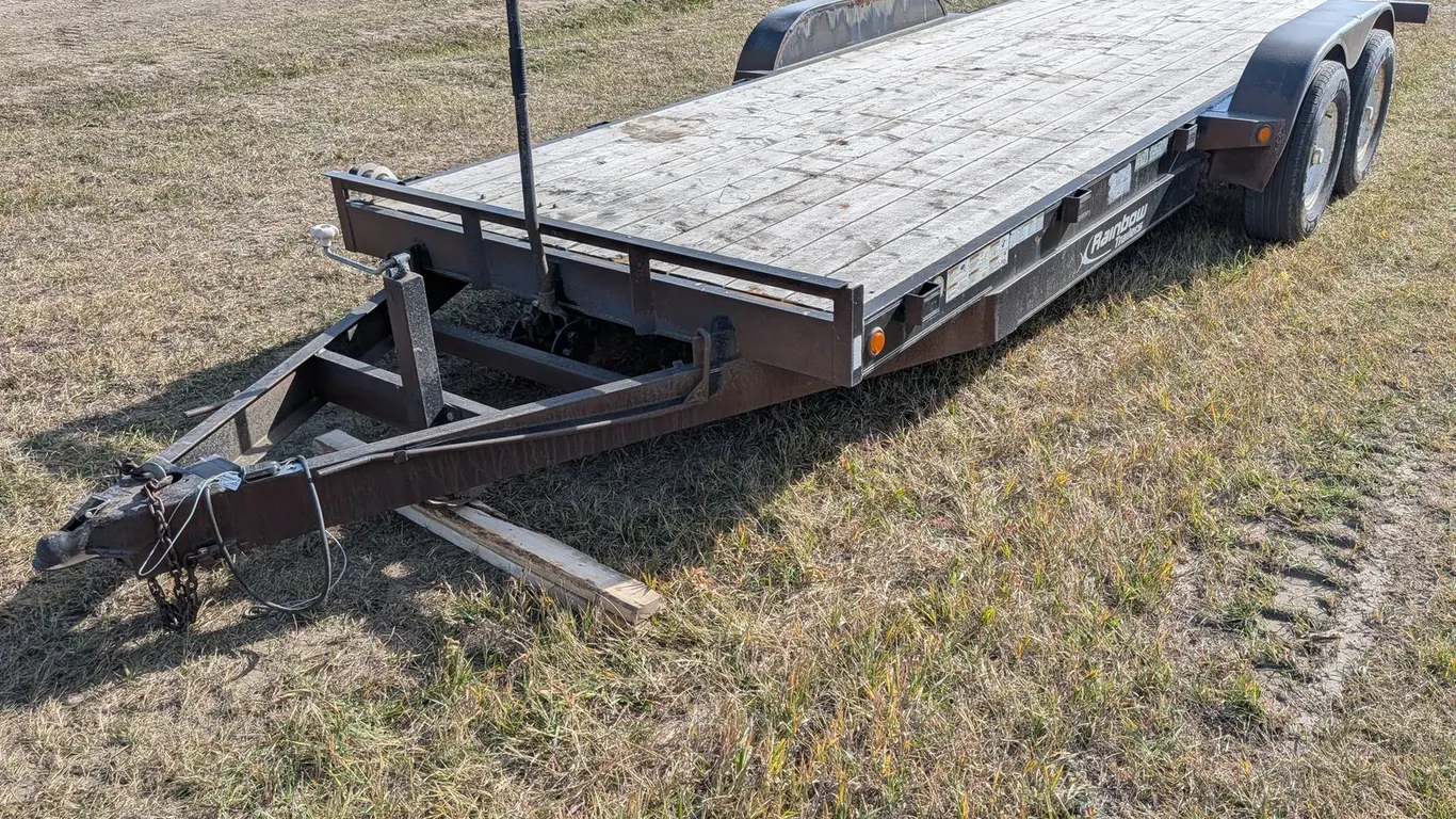 2014 Rainbow 18' T/A Flat Deck Trailer