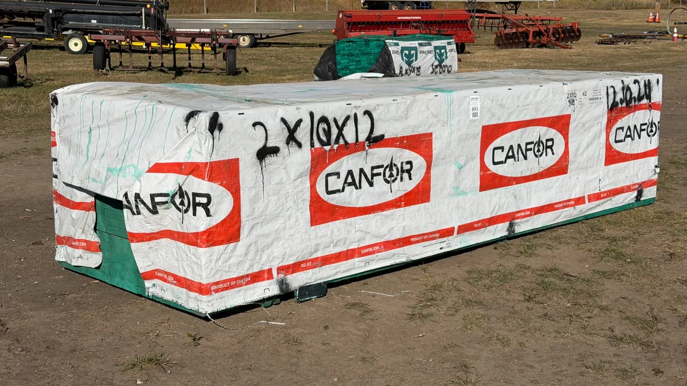 (105) Unused 2"x10"x12' SPF Boards