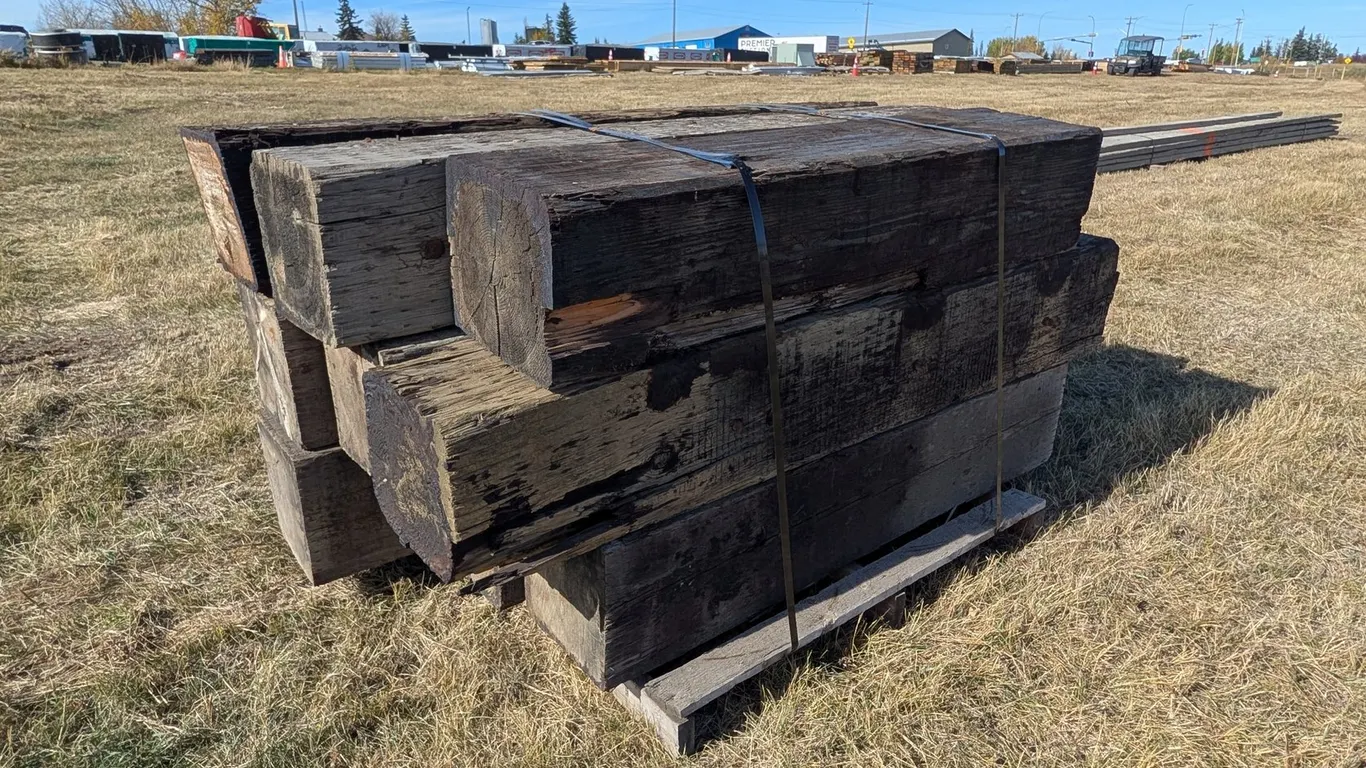 (9) 12" x 12" x 5' Black Fir