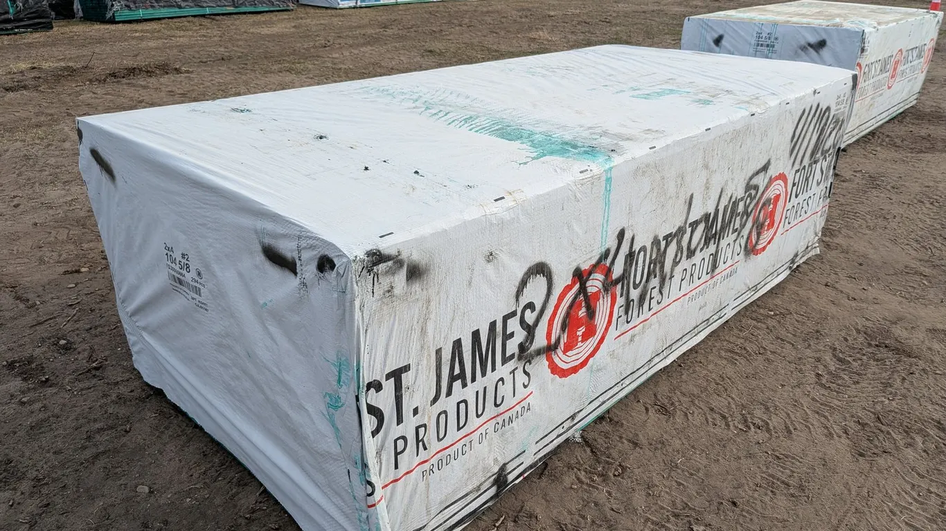 (294) Unused 2"x4"x104-5/8" SPF Boards
