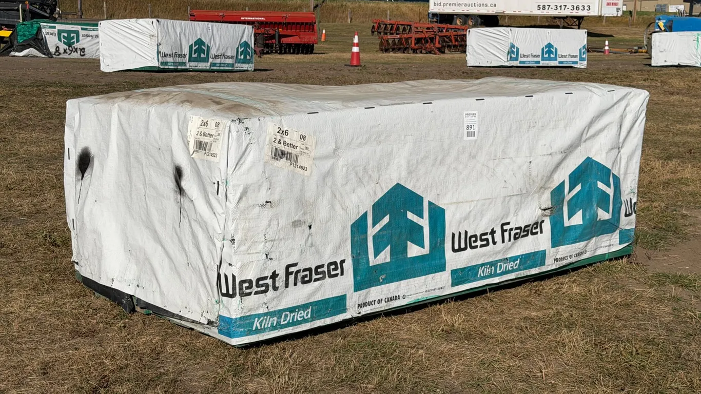 (189) Unused 2"x6"x8' SPF Boards