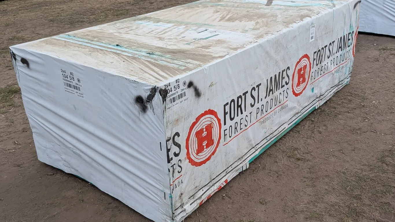 (294) Unused 2"x4"x104-5/8" SPF Boards