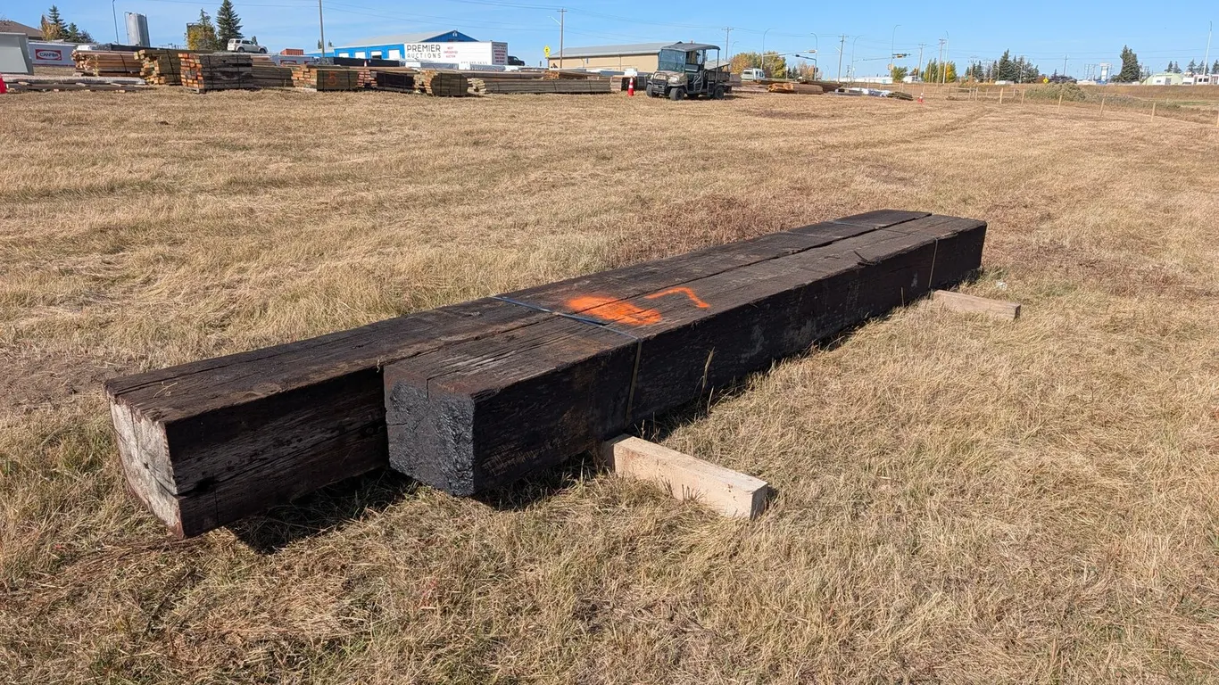 (2) 12" x 14" x 15' Black Treated Lumber