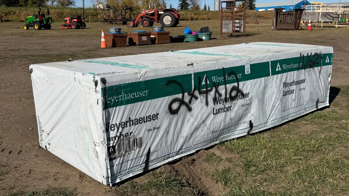 (294) Unused 2"x4"x12' SPF Boards