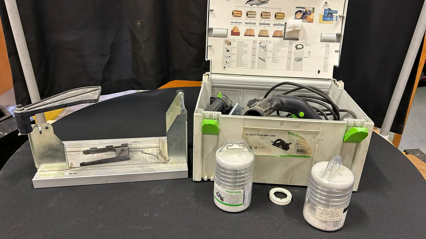 Festool HL 850 E-Plus Planer And Accessories