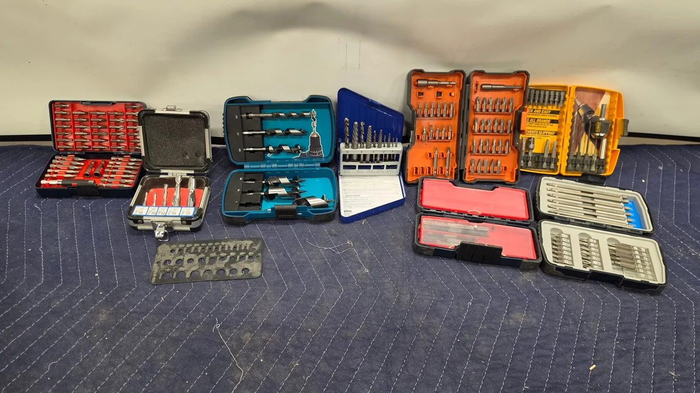 Assorted Power Tool Accessory Sets