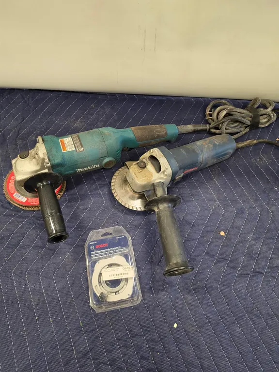 Makita & Bosch Grinders w/ Adapter Kit
