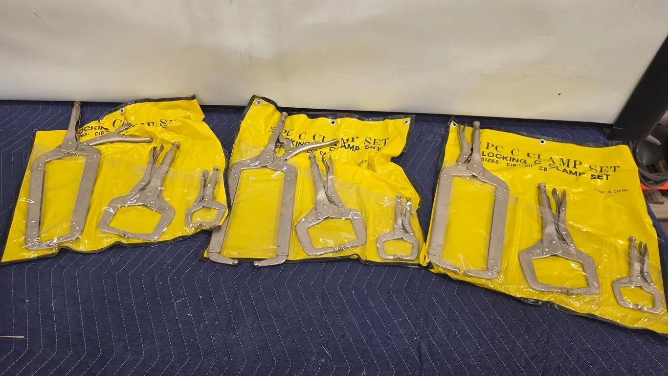 Locking C-Clamp Set