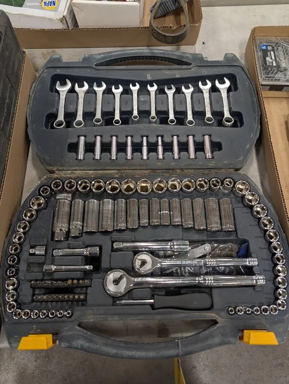 Socket And Wrench Set Assorted