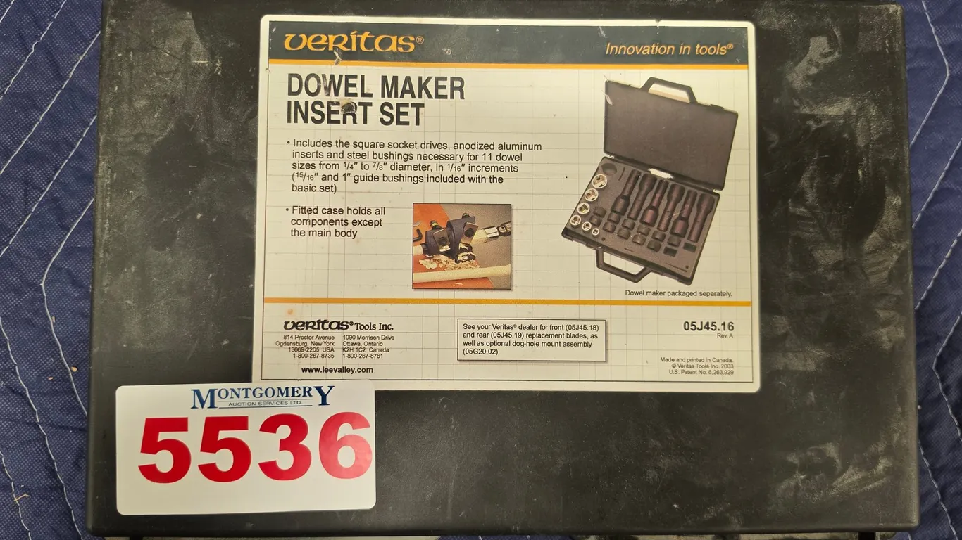 Veritas Dowel Maker Insert Set