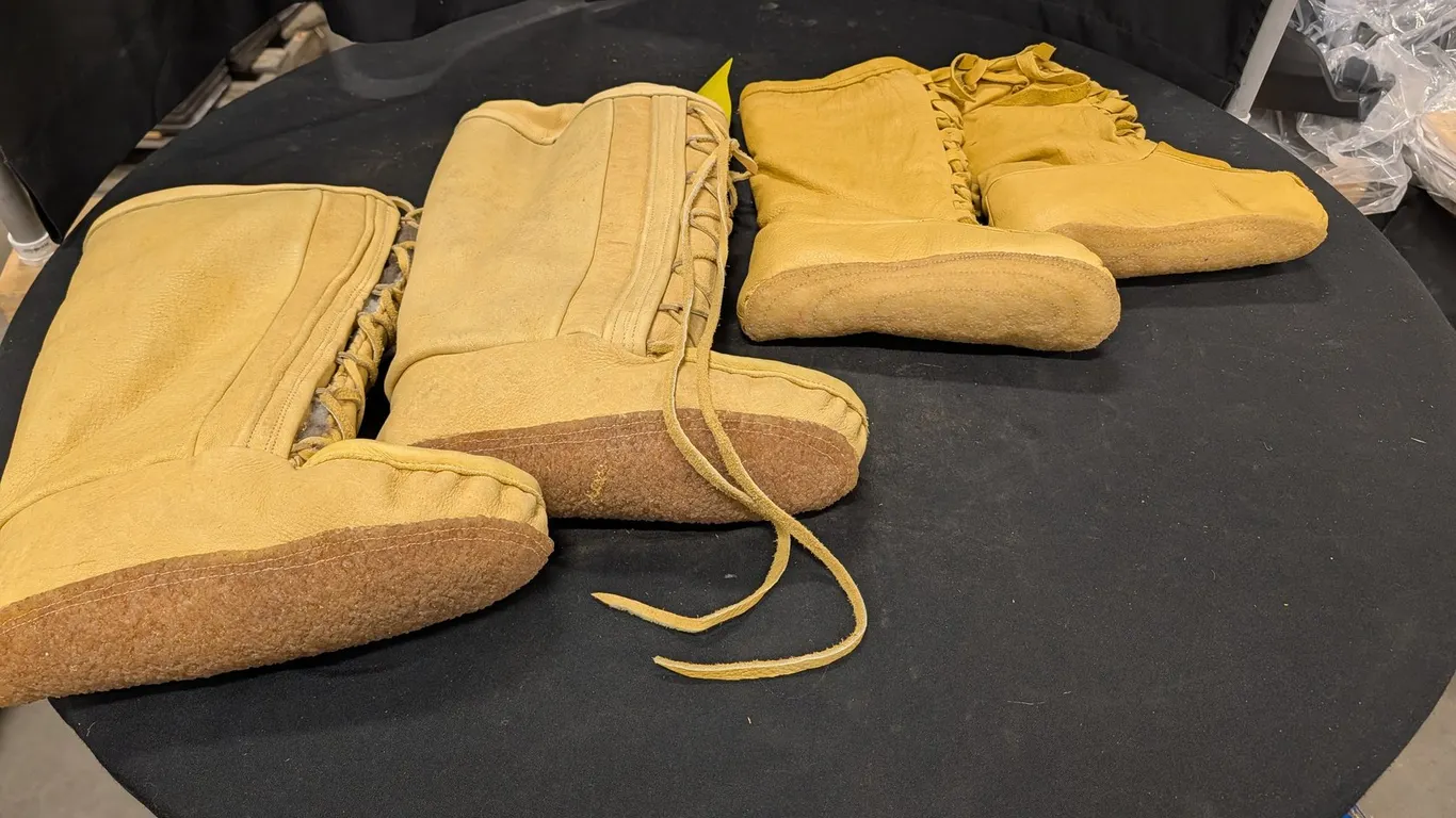 Lace-Up Fur-Lined Moccasin Boots