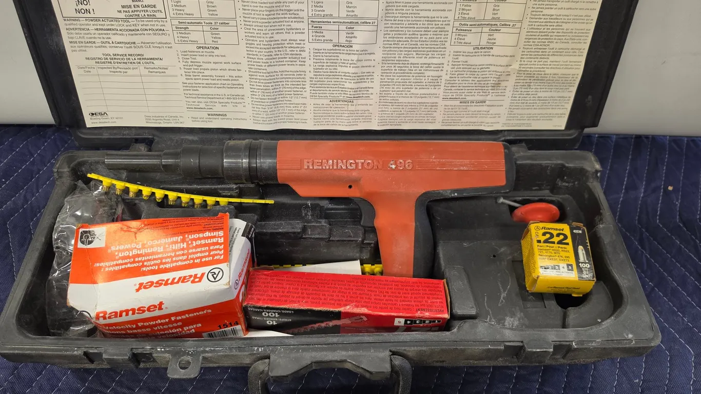 Remington 496 Powder Actuated Tool