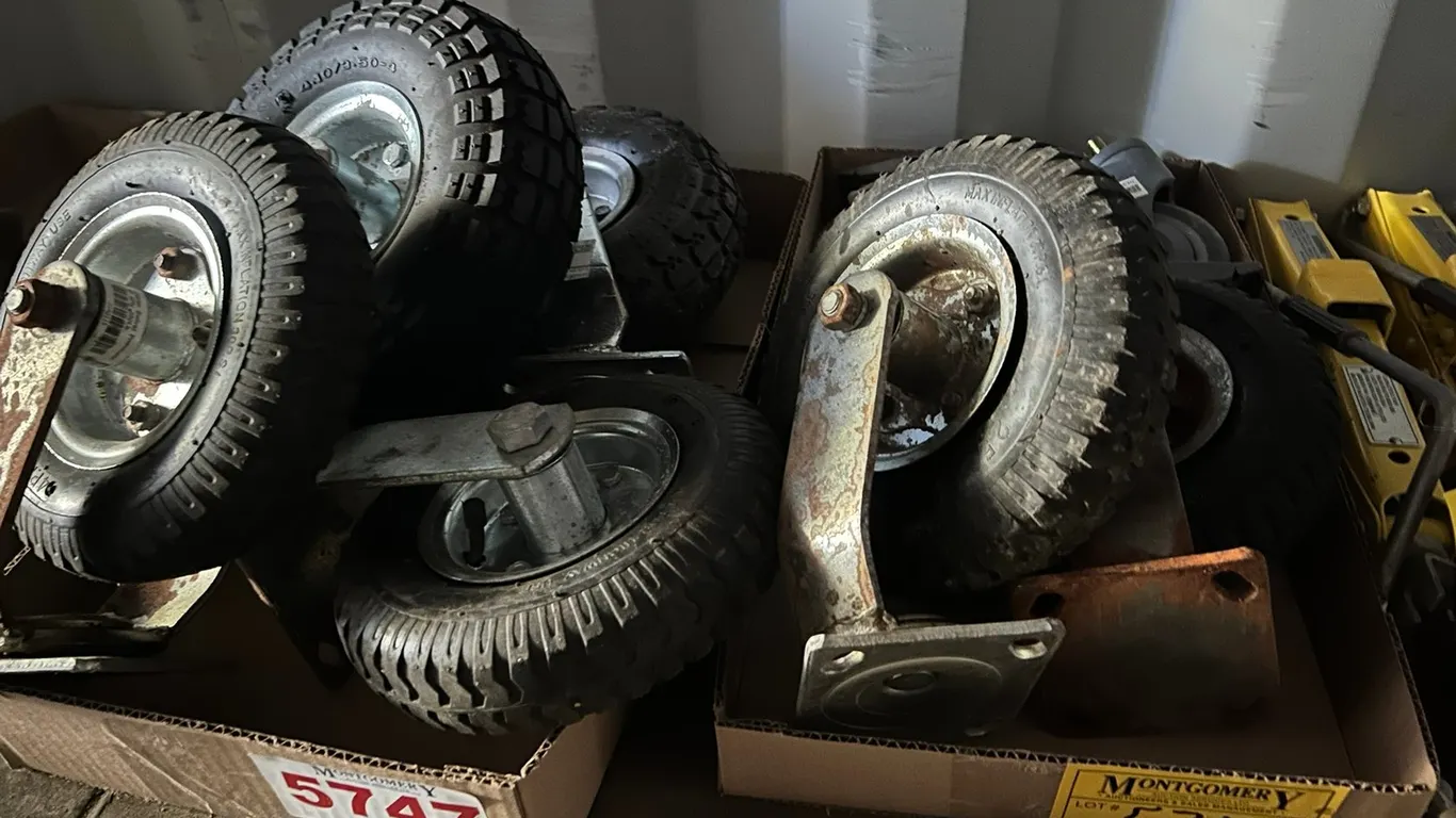 Assorted Pneumatic And Solid Casters