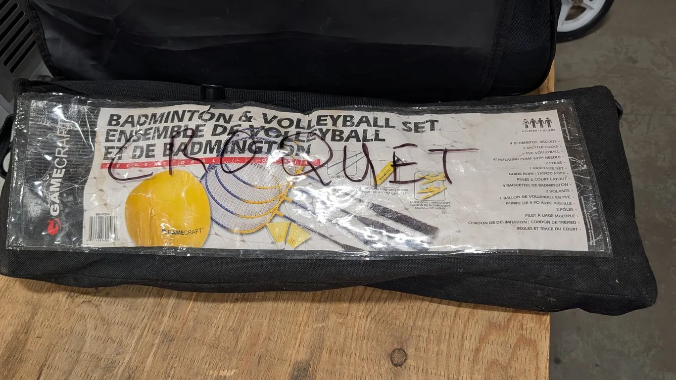 Gamecraft Badminton And Volleyball Set
