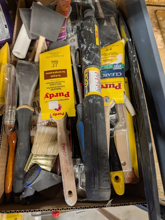 Purdy Paint Brushes And Sanding Tool