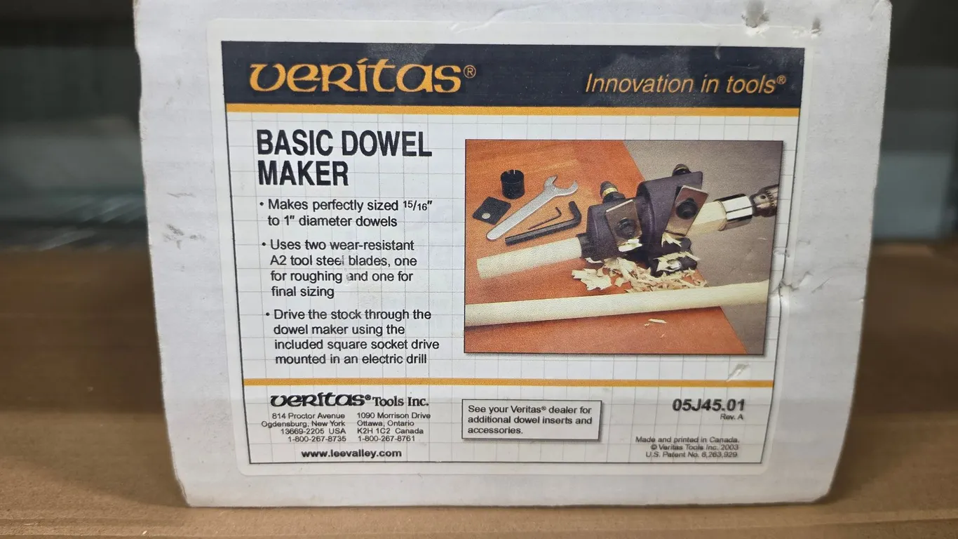 Veritas Basic Dowel Maker 05J45.01