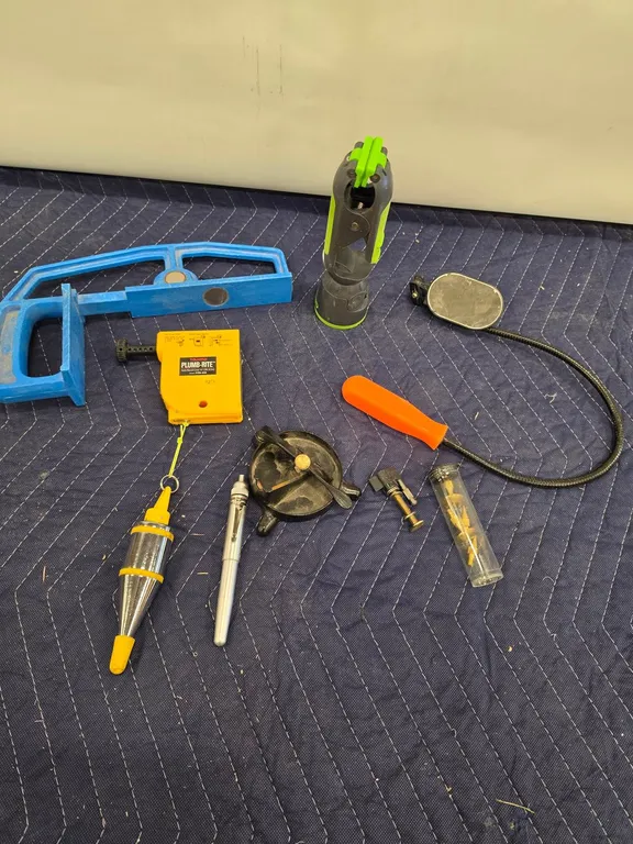 Assorted Hand Tools And Measuring Aids