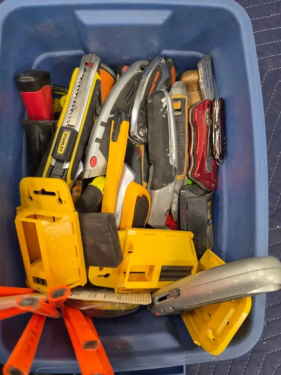 Assorted Utility Knives Stanley DeWalt