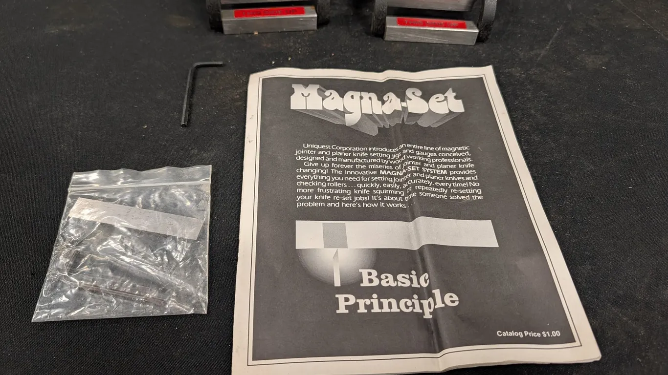 Magna-Set Planer Knife Setting Jigs
