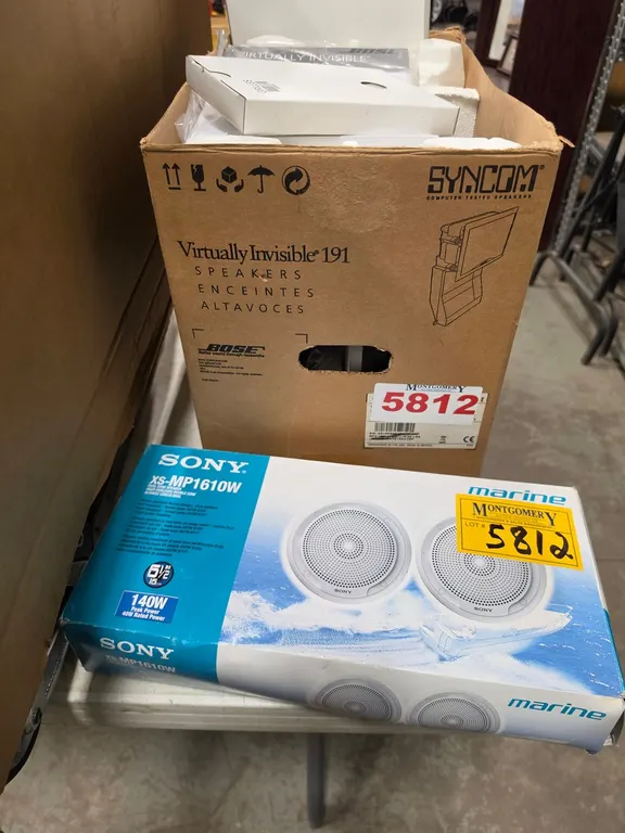 Bose And Sony Speakers