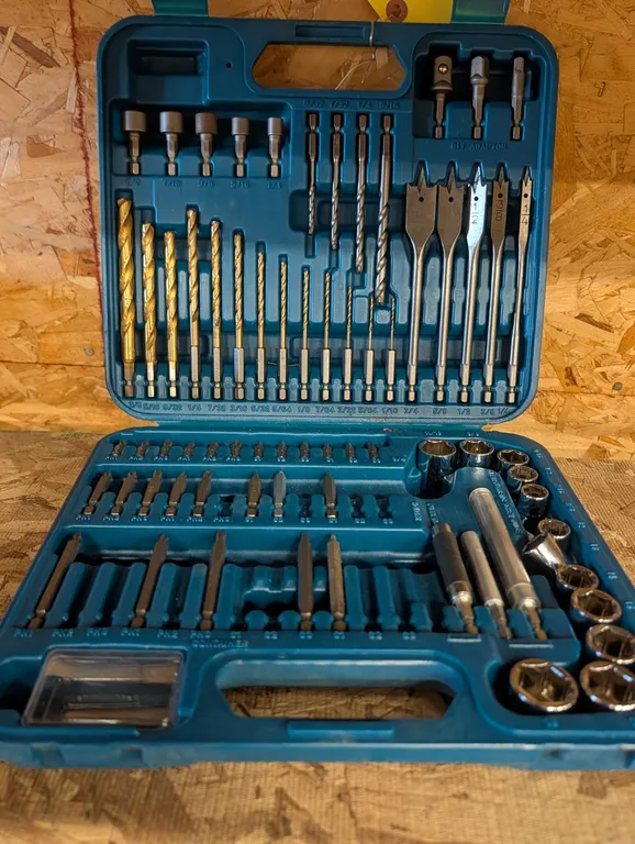 Assorted Drill Bit And Socket Set