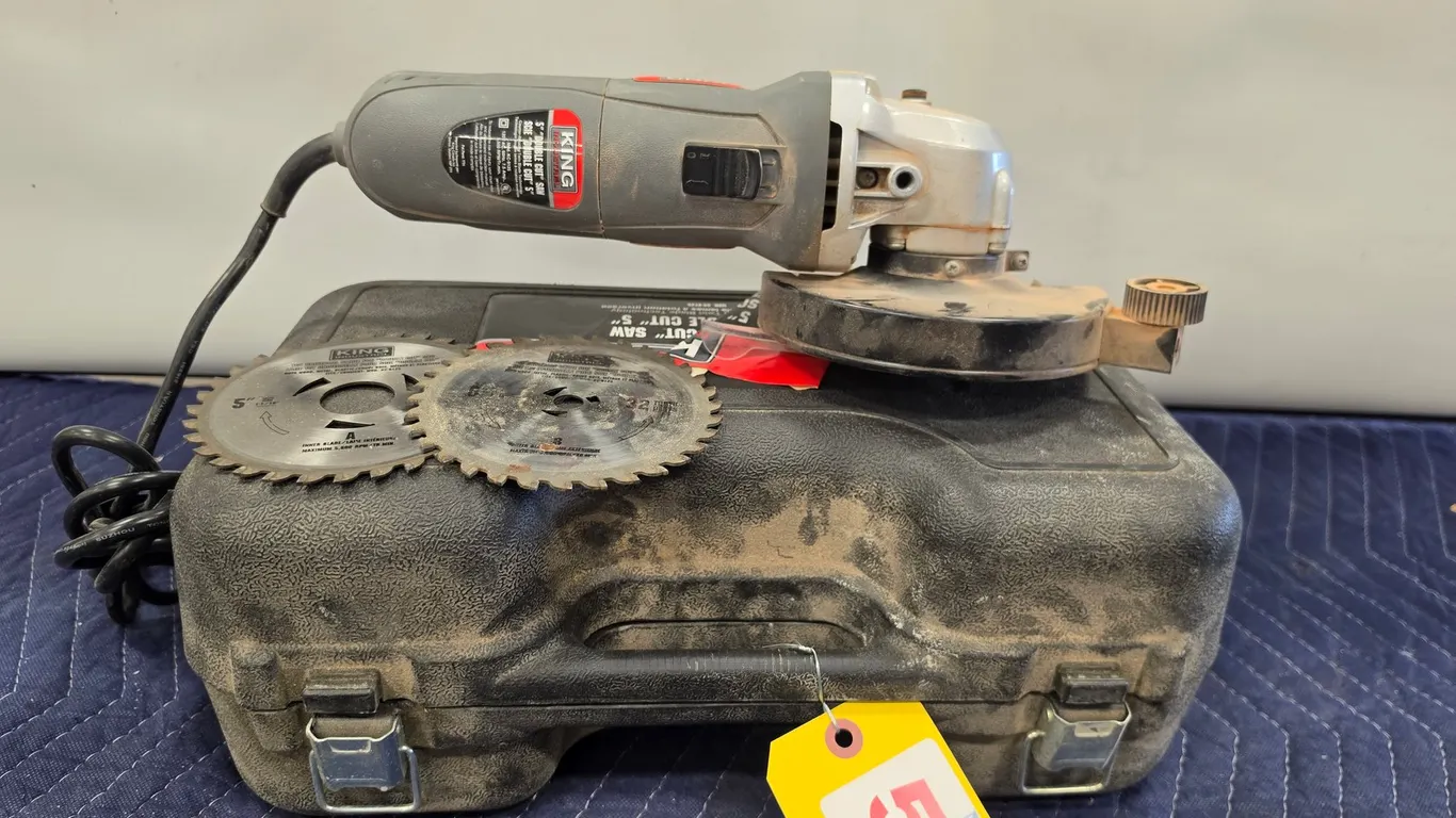 King Industrial 5in Double Cut Saw