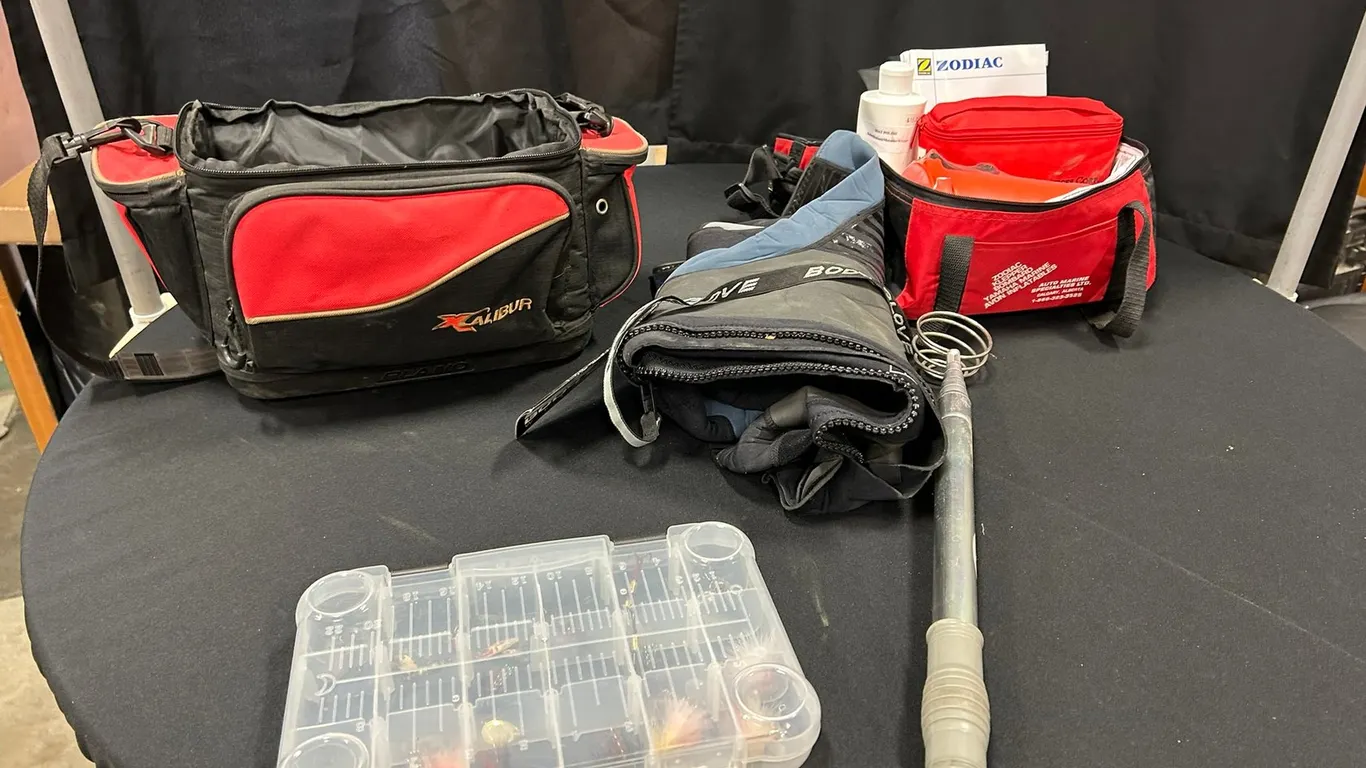Xcalibur Tackle Bag & Marine Gear Assortment