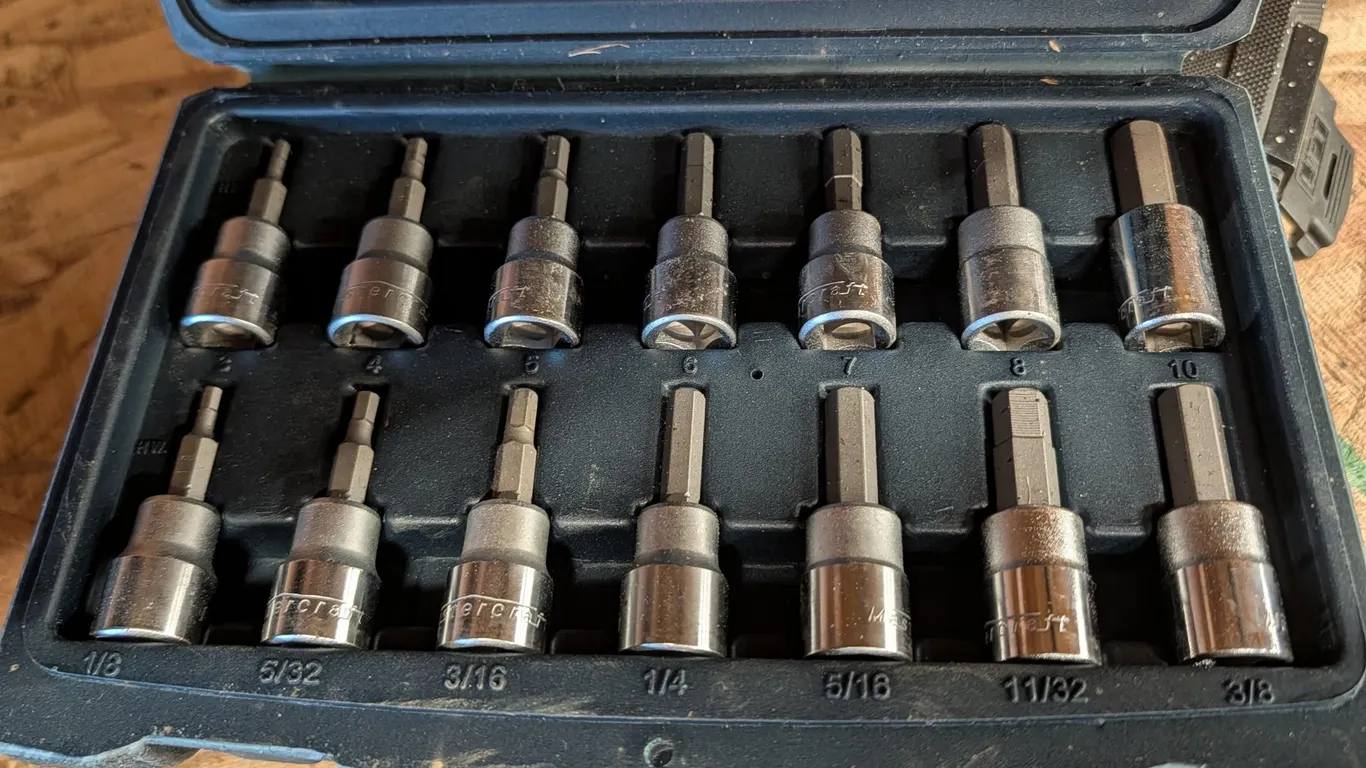 Mastercraft Hex And Ratchet Socket Set