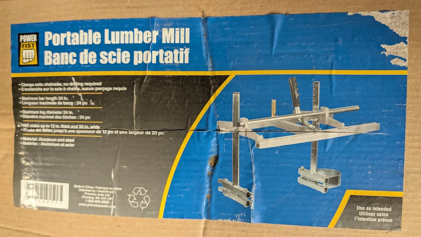 Power Fist Portable Lumber Mill 24in