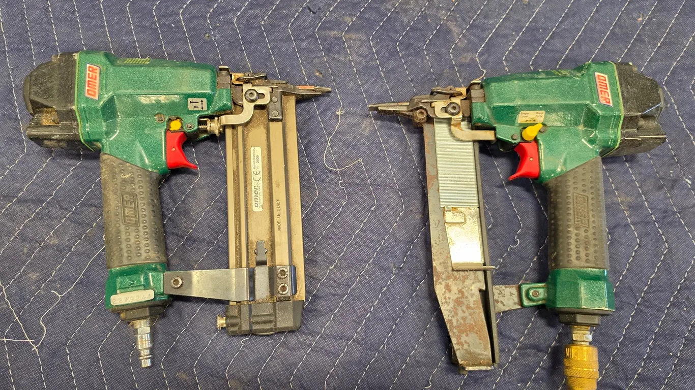 Omer Pneumatic Nailers Set