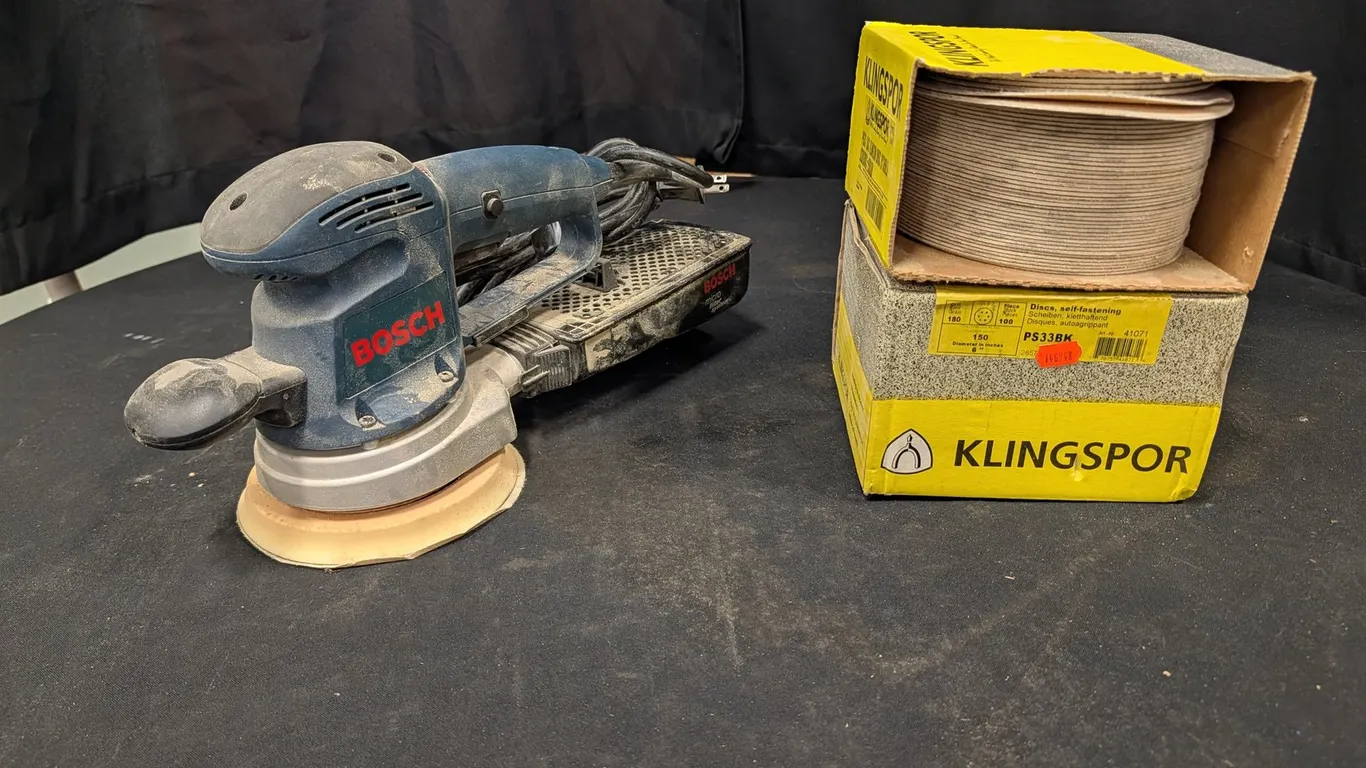 Bosch Sander And Klingspor Discs