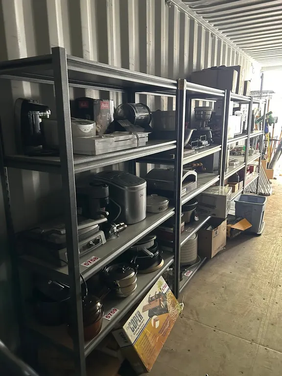 Industrial Metal Shelving Unit