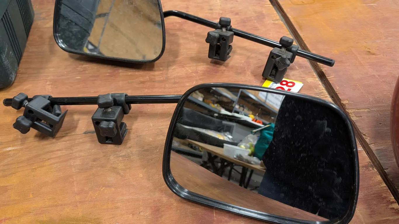 Clamp-On Towing Mirrors