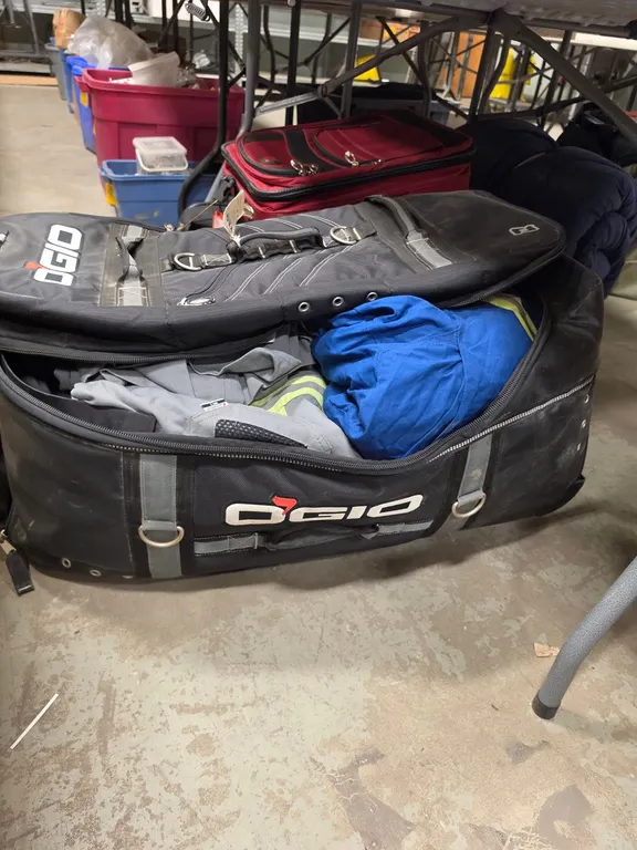 Ogio Rolling Gear Bag w/ Work Shirts