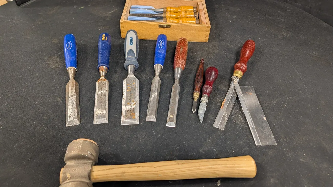 Marples & Irwin Chisel Set w/ Mallet