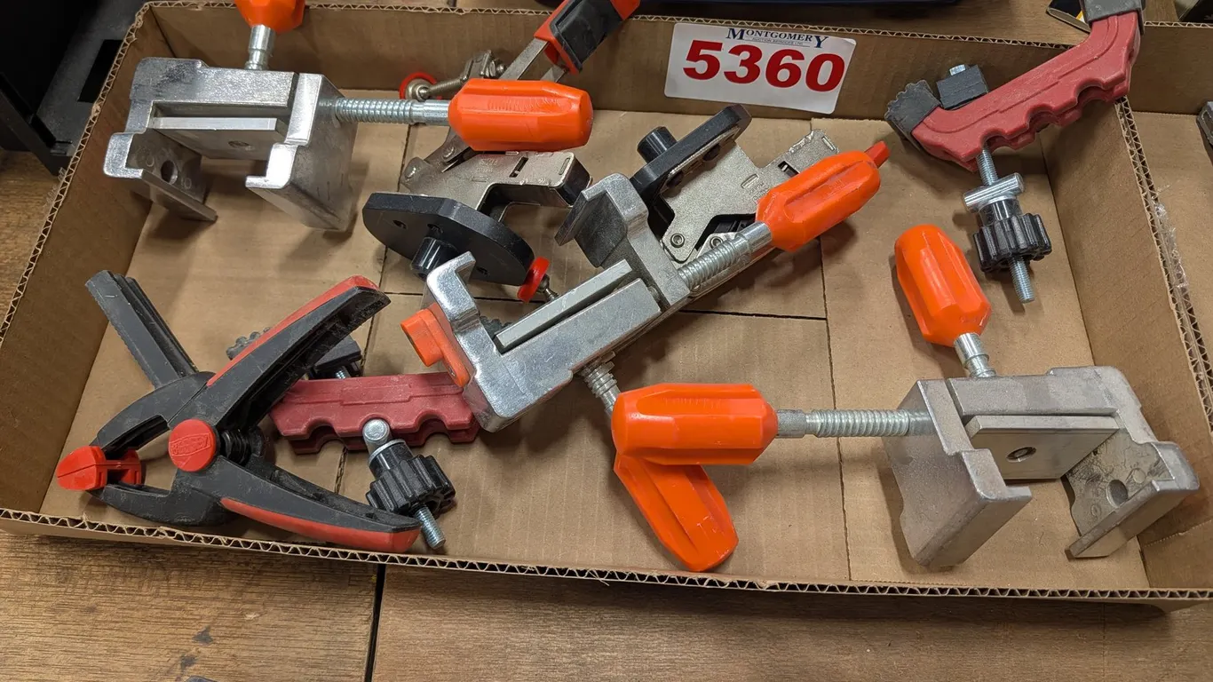 Assorted Woodworking Clamps