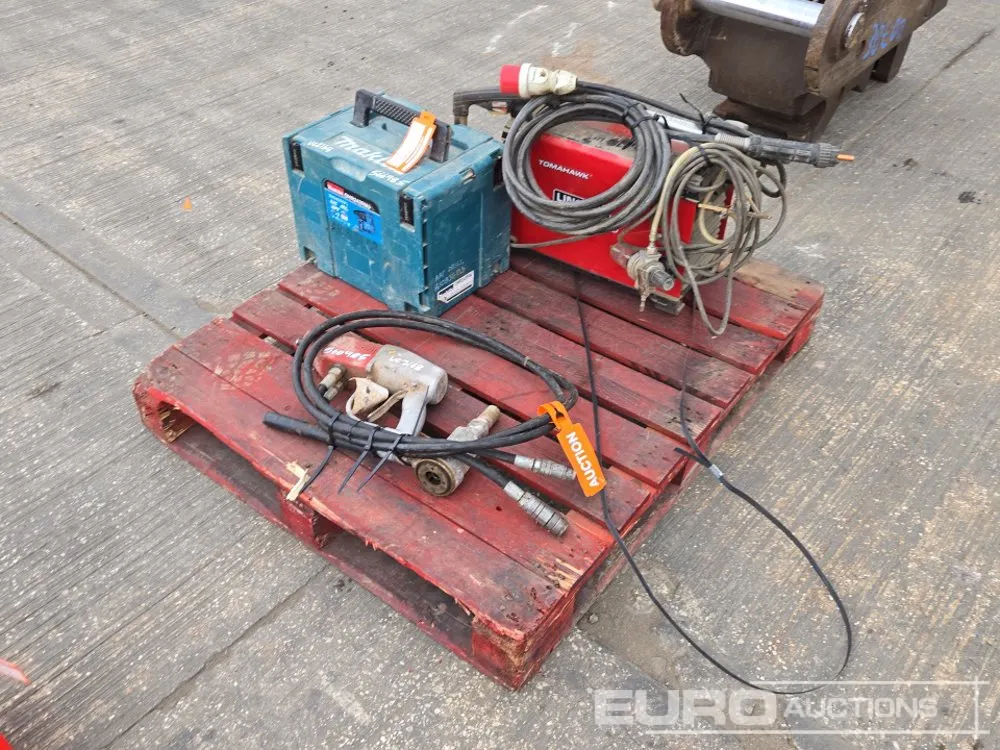 400Volt Plasma Cutter, Hycon Hydraulic Drill, Makita Cordless Hammer Drill