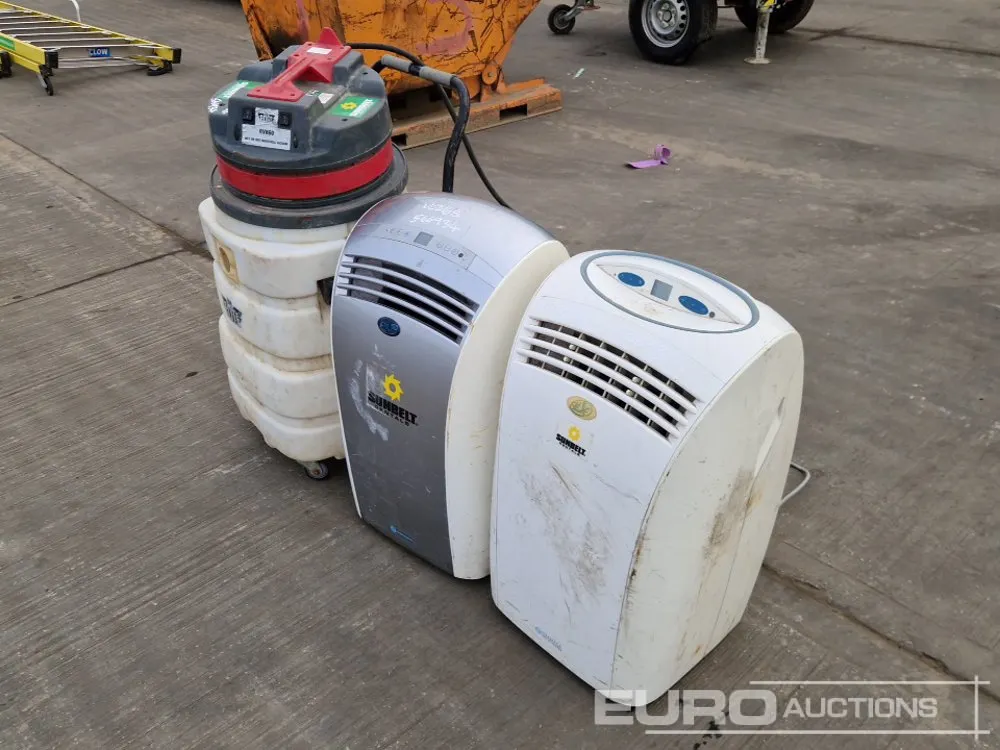240Volt Air Conditioner (2 of), 110Volt Industrial Vacuum Cleaner