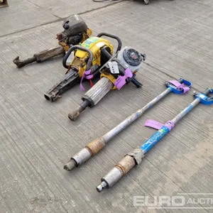 Petrol Hand Held Breaker (3 of), Pneumatic Scabbler (2 of) 