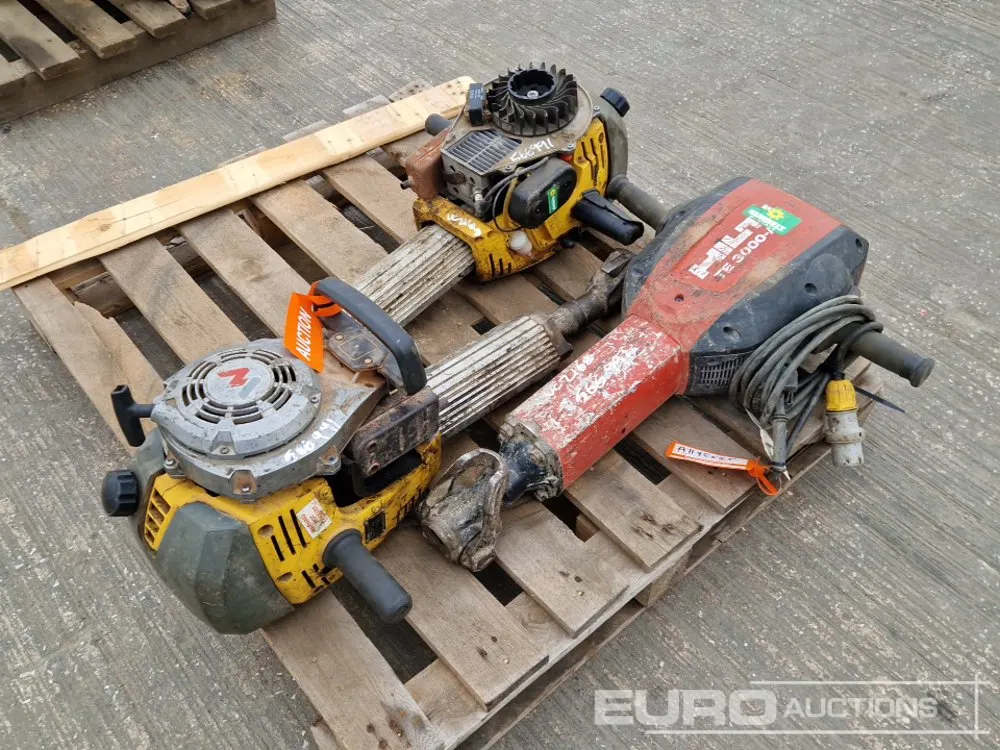 Wacker Neuson Petrol Hand Held Breaker (2 of), Hilti 110Volt Hand Held Breaker