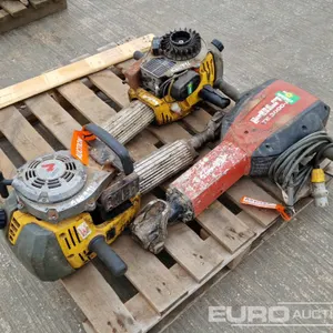Wacker Neuson Petrol Hand Held Breaker (2 of), Hilti 110Volt Hand Held Breaker 