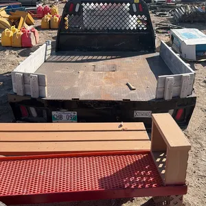 7’ Wide x 9’ Long Flat Bed Box, With 41” Headache Rack