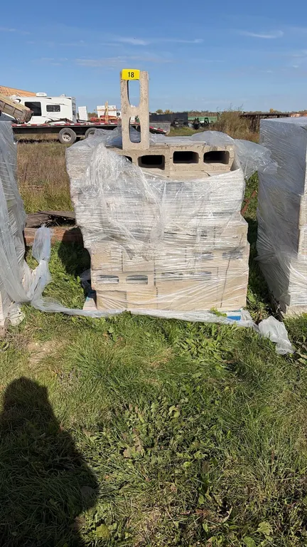 Pallet of Cinder Blocks
