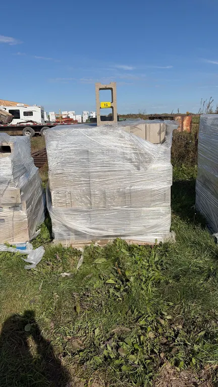 Pallet of Cinder Blocks