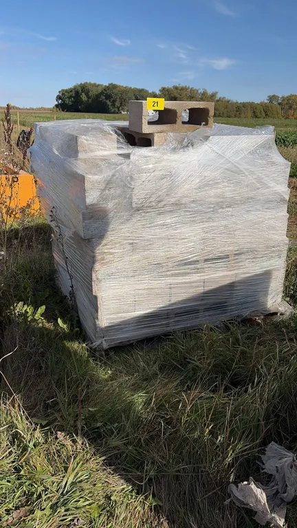 Pallet of Cinder Blocks