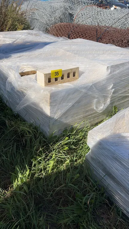 Pallet of white Bricks